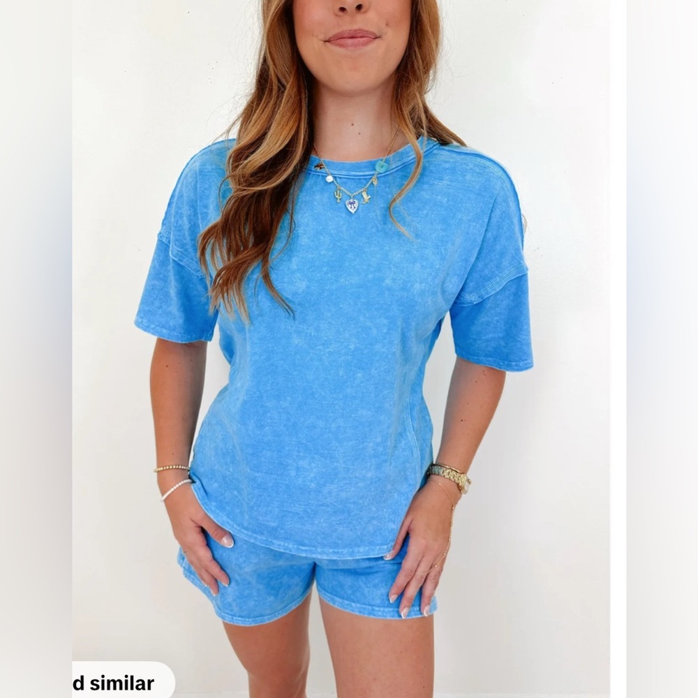 Blue Matching Set